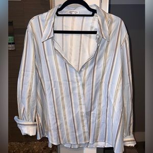 Sky Relaxed button down reformation top